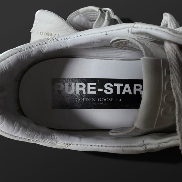  Pure Star White Low Top Trainers Size 40